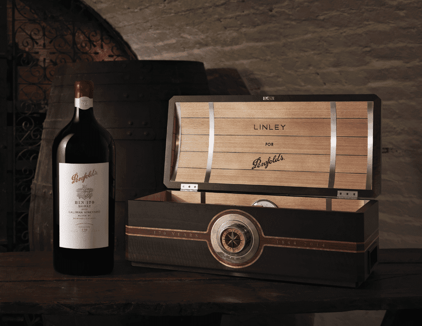 Linley x Bin 170 Shiraz Gift Box and Bottle